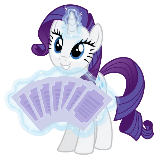 Telegram Sticker «My little pony friendship is magic» 😀