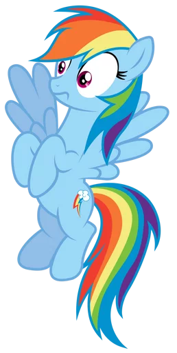 Стикер Telegram «My little pony friendship is magic» 😕
