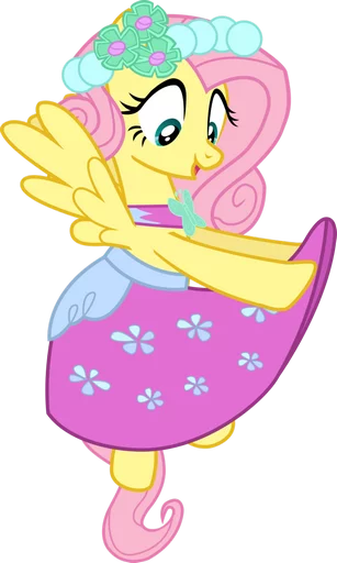 Telegram Sticker «My little pony friendship is magic» 👗