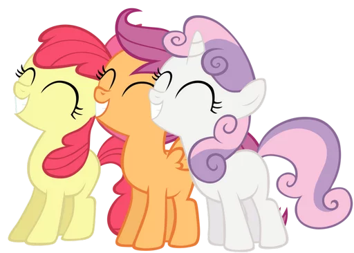 Telegram Sticker «My little pony friendship is magic» 😄