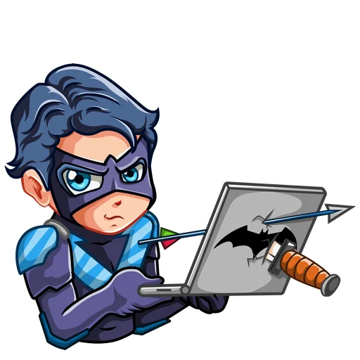 Стикер Nightwing | Найтвинг 💻