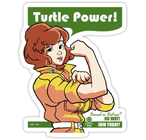Telegram Sticker «Ninja Turtles» 💪