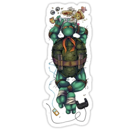 Telegram Sticker «Ninja Turtles» 🎵