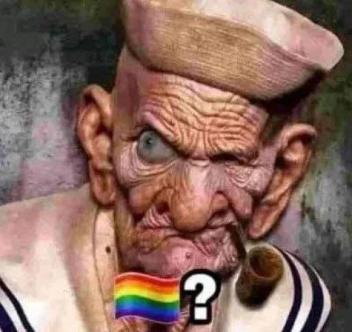 Telegram stiker «No gays!» 🏳️‍🌈