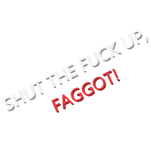 Telegram stiker «No gays!» 🏳‍🌈