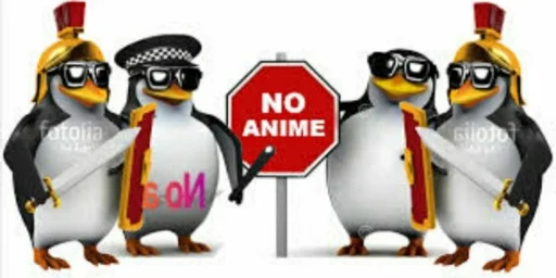 Стикер No Anime ⚜