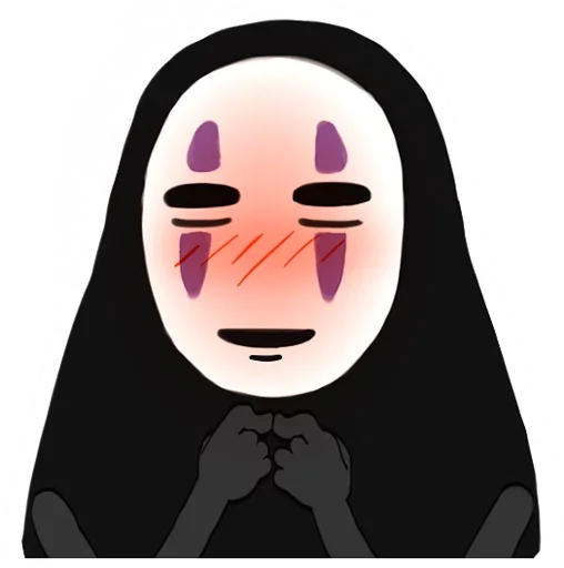 Kaonashi emoji 🤦‍♂