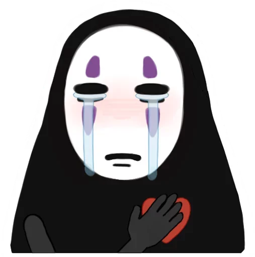 Kaonashi emoji 💔