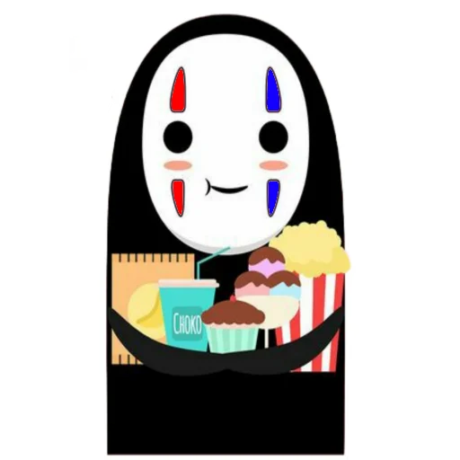 Kaonashi emoji 🍿