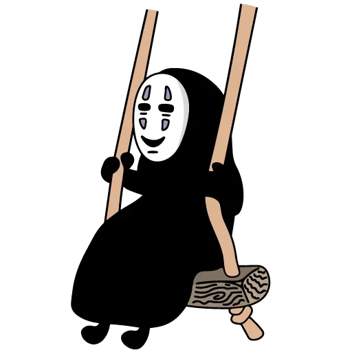 Kaonashi emoji ⛓