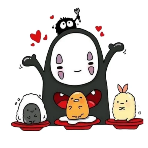 Kaonashi emoji 🍽