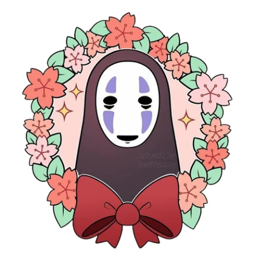 Telegram stiker «Kaonashi» ❤️
