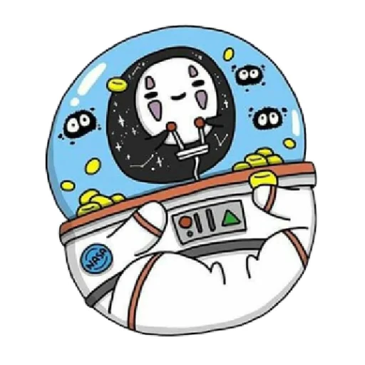 Telegram Sticker «Kaonashi » ❤️