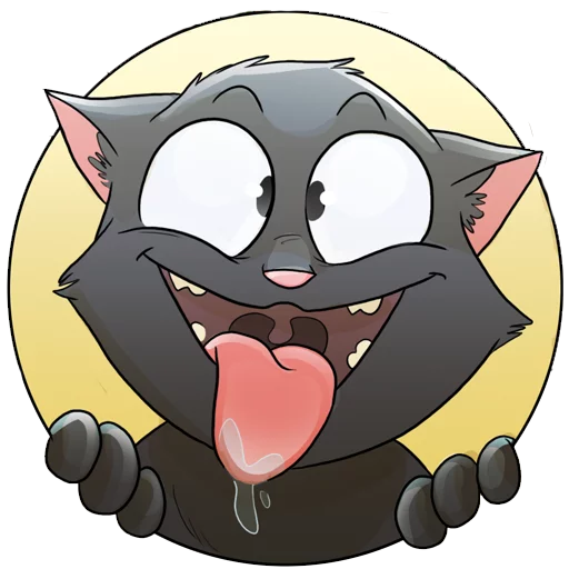 Telegram stiker «Norby the Cat» 😛