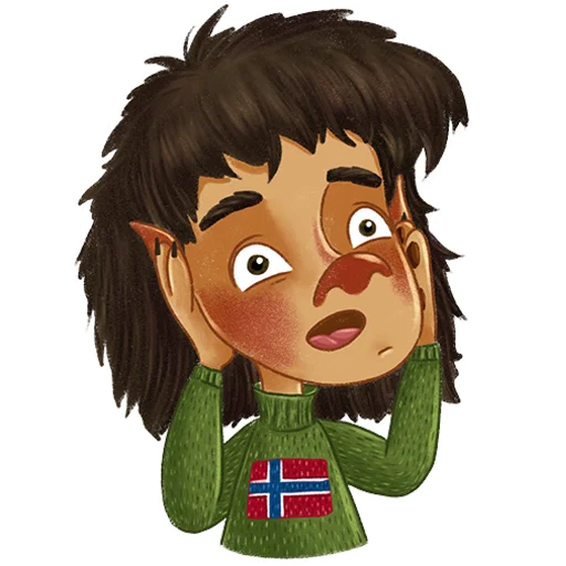 Telegram stiker «Norsk Troll» 🙀