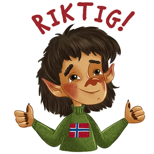 Norsk Troll sticker 👍