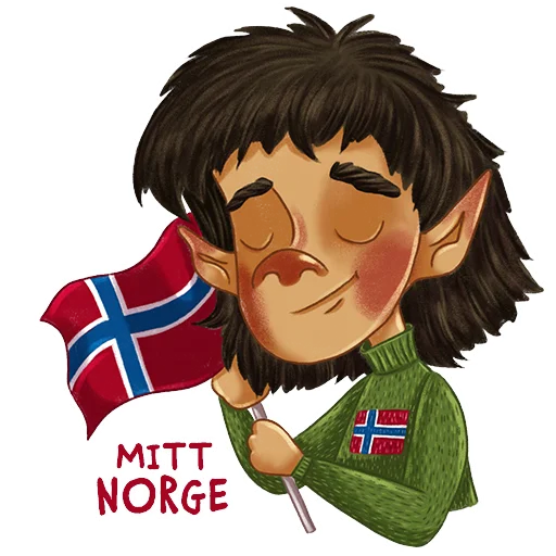 Norsk Troll stiker 🇳🇴