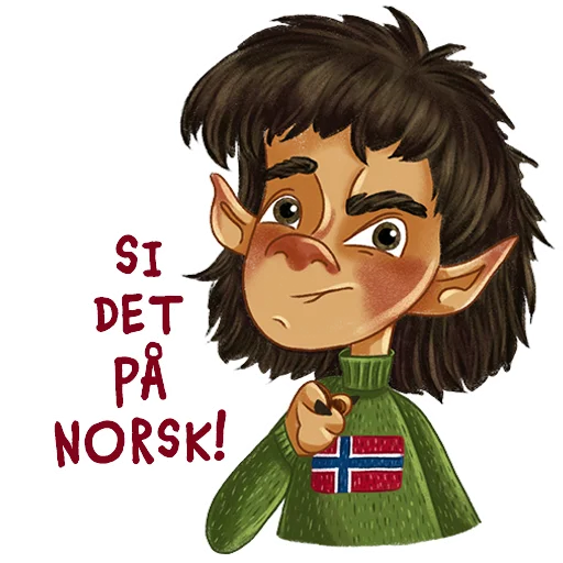 Norsk Troll sticker ☝️