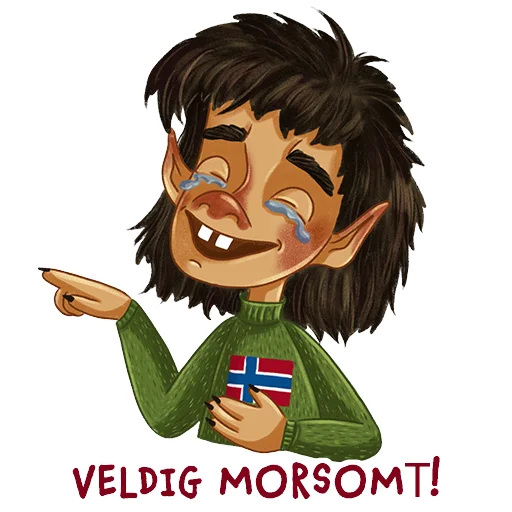 Norsk Troll sticker 😂