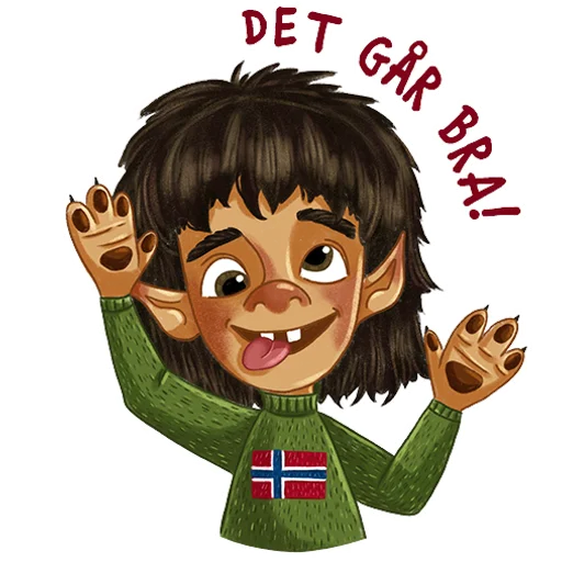 Norsk Troll sticker 🤪