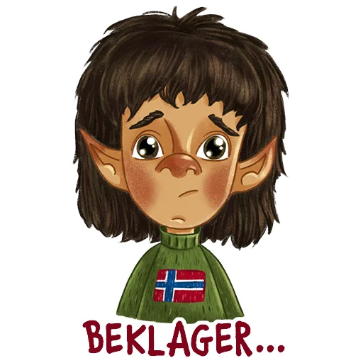 Norsk Troll sticker 🥺