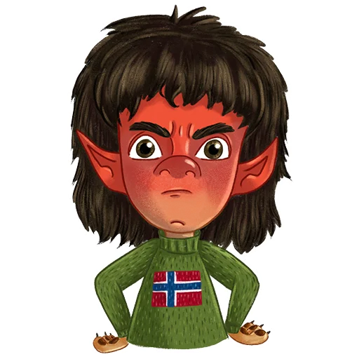 Telegram Sticker «Norsk Troll» 😡