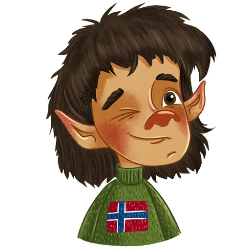 Telegram stiker «Norsk Troll» 😉