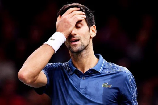 Novak Djokovic emoji 🤦‍♂️