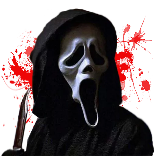 Telegram Sticker « Horror Movie» ⚫️