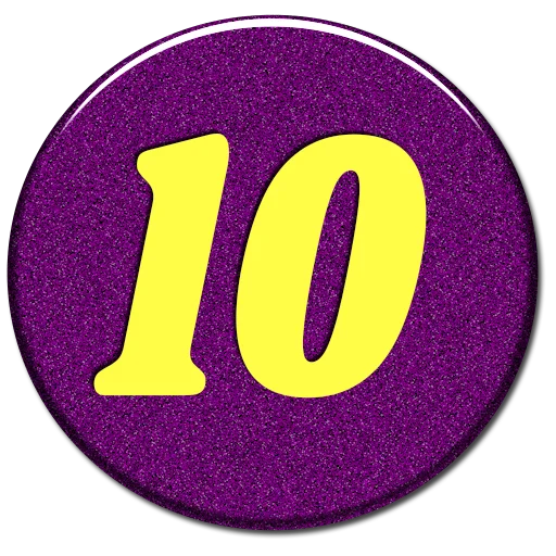 Telegram stiker «Numbers 1 to 100» 🔟