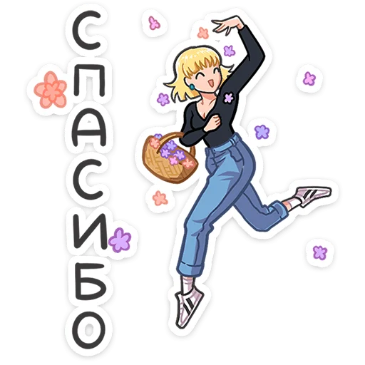 Telegram stiker «Наоко» 😊