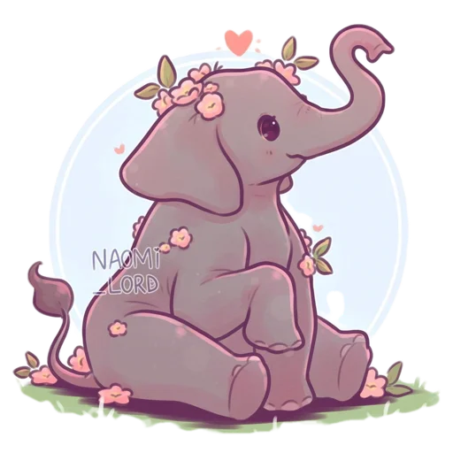 Telegram Sticker «Nami_lord animals» 🐘