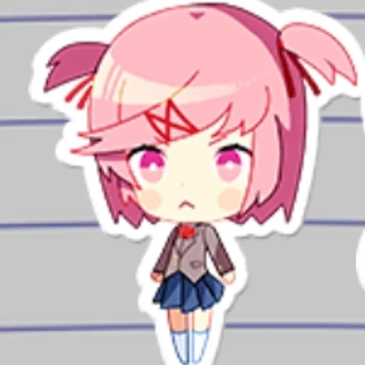 Natsuki chan stiker 🪱