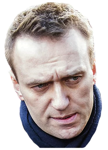 Telegram Sticker «Навальный» 😐
