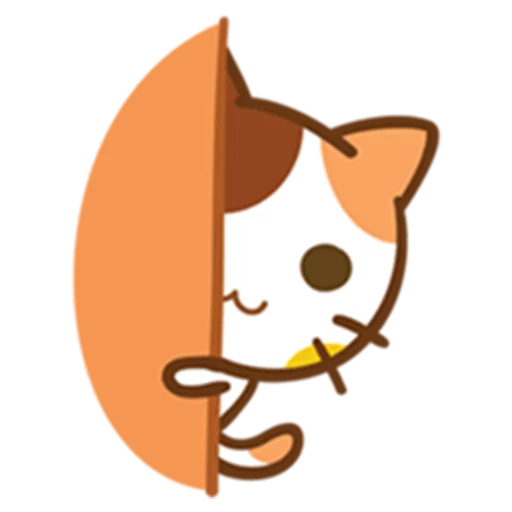 Telegram stiker «What does the cat say ... Meow » 😗