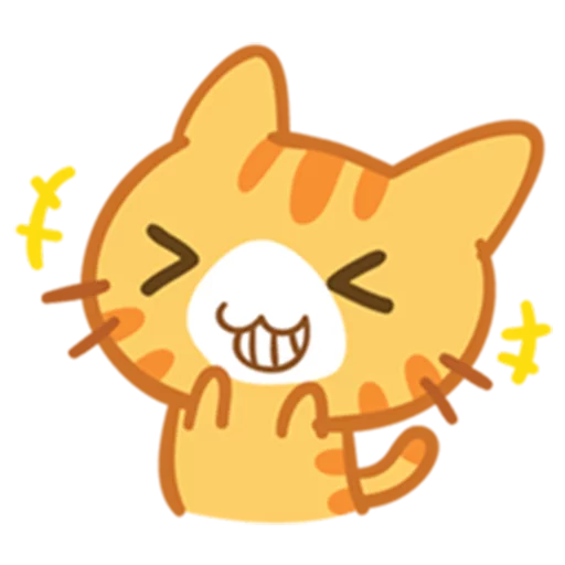 Telegram Sticker «What does the cat say ... Meow» 😆
