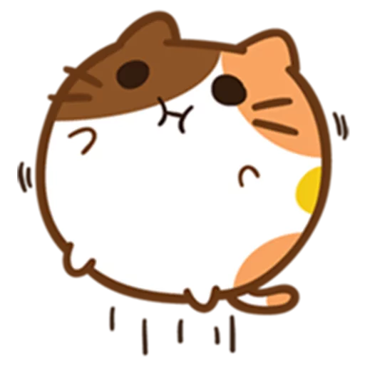 Telegram Sticker «What does the cat say ... Meow» 😗