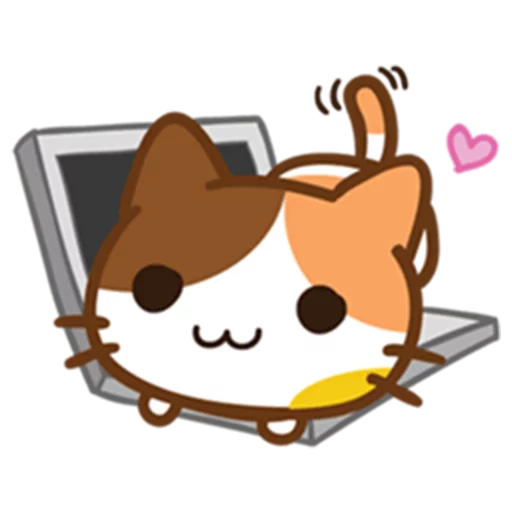 Telegram Sticker «What does the cat say ... Meow» 💕
