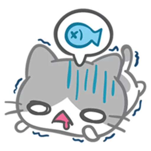 Стикер Telegram «What does the cat say ... Meow» 😩
