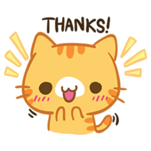 Telegram Sticker «What does the cat say ... Meow» ☺️