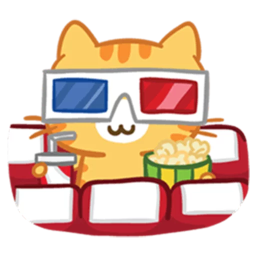Telegram Sticker «What does the cat say ... Meow» 😎