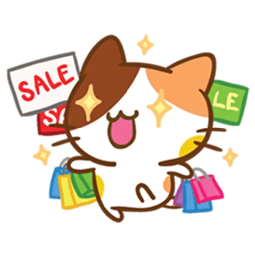 Telegram Sticker «What does the cat say ... Meow» 😃