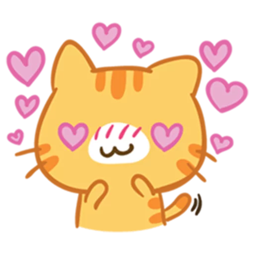 Telegram Sticker «What does the cat say ... Meow» 😍