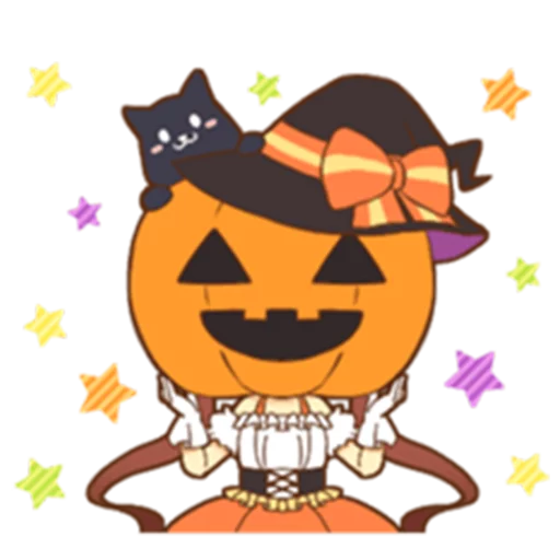 Telegram stiker «Halloween witch» 🎃