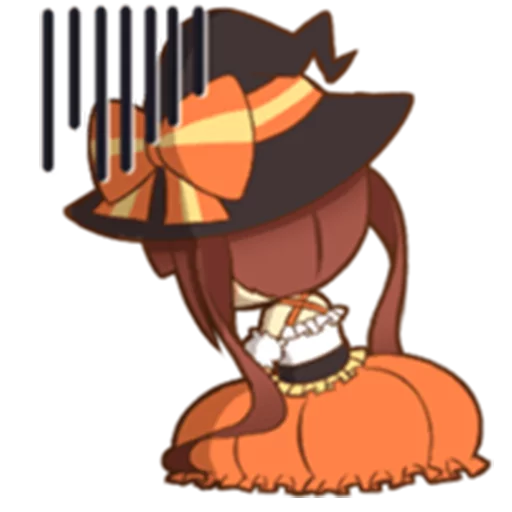 Стикер Telegram «Halloween witch» 😞