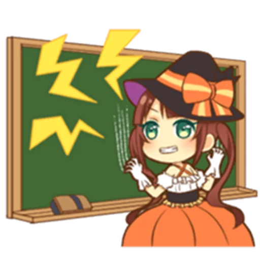 Telegram Sticker «Halloween witch» 😀