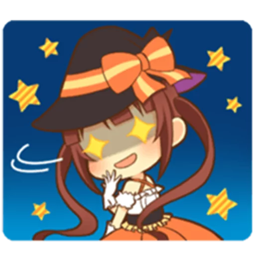 Telegram stiker «Halloween witch» 😏