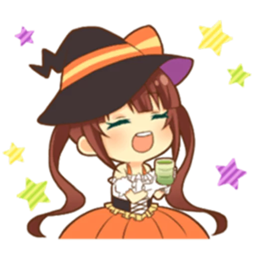 Telegram Sticker «Halloween witch» 😄