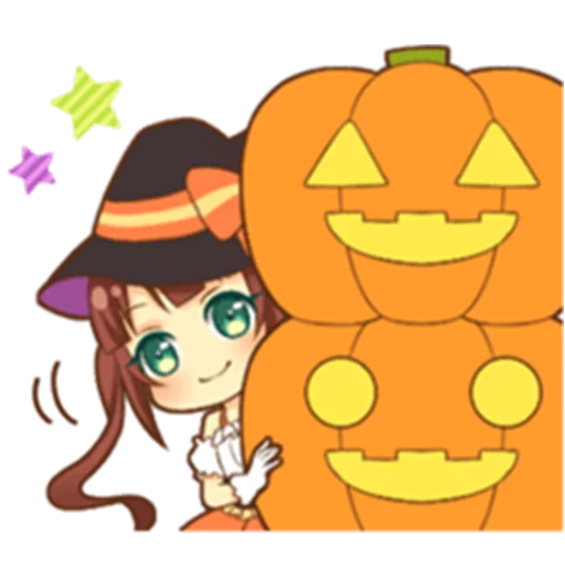 Стікер Telegram «Halloween witch» 😊
