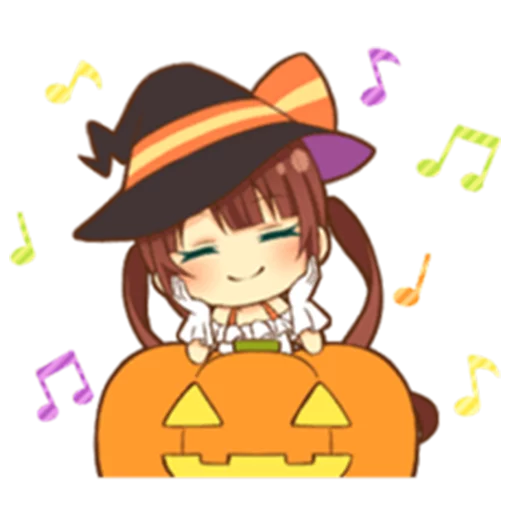 Telegram stiker «Halloween witch» 😊